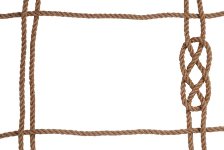 Rope frame の写真素材