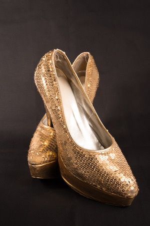 old drag queen shoes after partyの写真素材