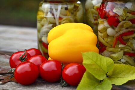 Healthy homemade preservesの写真素材