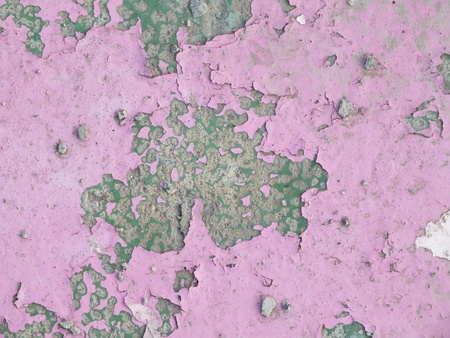 A concrete wall with gone-off paintの写真素材