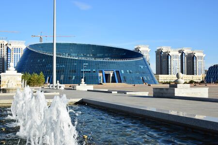 View in Astana, capital of Kazakhstanのeditorial素材