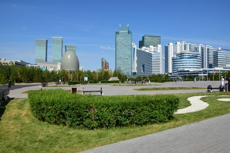 View in Astana, capital of Kazakhstanのeditorial素材