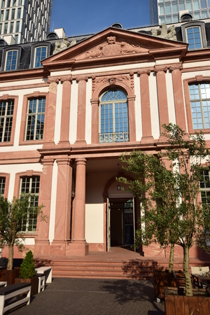 View in the city of Frankfurt, Germanyのeditorial素材