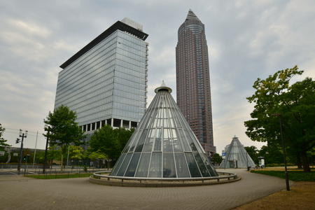 View in the city of Frankfurt, Germanyのeditorial素材