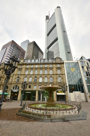 View in the city of Frankfurt, Germanyのeditorial素材