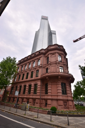 View in the city of Frankfurt, Germanyのeditorial素材