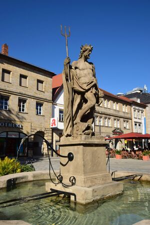 View in the city of Bayreuth, Bavaria, region Upper Franconia, Germanyのeditorial素材