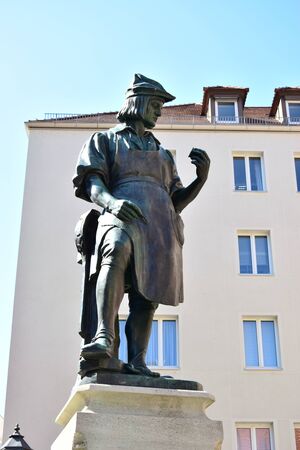 View in the city of Nuremberg, Bavaria, Germanyのeditorial素材