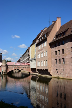 View in the city of Nuremberg, Bavaria, Germanyのeditorial素材