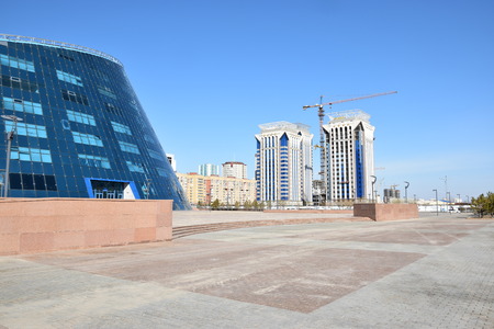 View in Astana, capital of Kazakhstanのeditorial素材