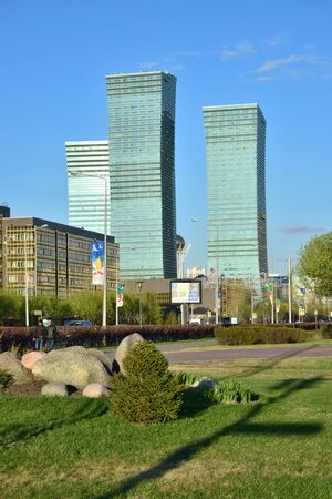 View in Astana, capital of Kazakhstan, host of EXPO 2017のeditorial素材