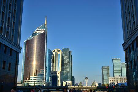 View in Astana, capital of Kazakhstan, host of EXPO 2017のeditorial素材