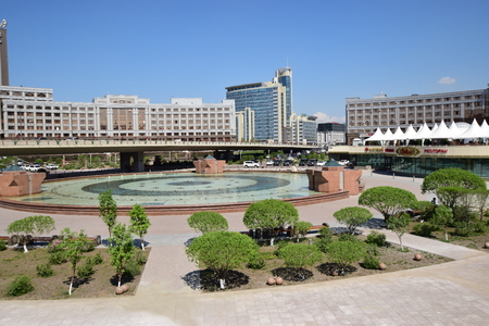 View in Astana, capital of Kazakhstan, host of EXPO 2017のeditorial素材