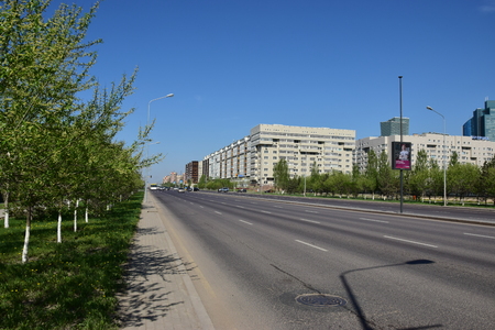 View in Astana, capital of Kazakhstan, host of EXPO 2017のeditorial素材