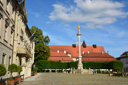 Main square of Malbork.の写真素材