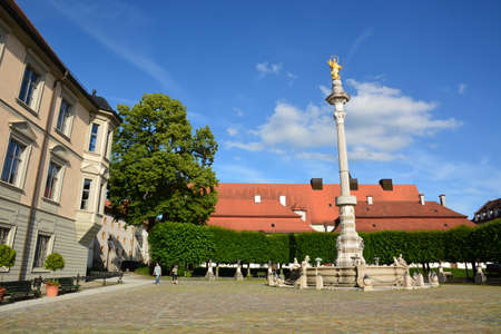 Main square in Wroclaw, Poland.の写真素材