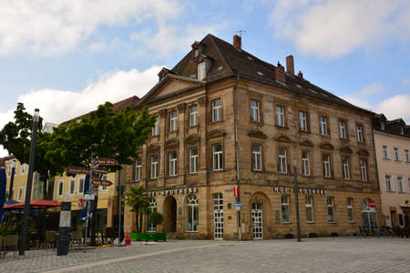 Old town of Dinkelsbuehl, Germanyの写真素材