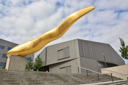 The Icelandic National Library of Reykjavik, Iceland.の写真素材