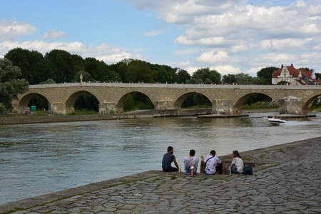 France, the picturesque city of  Dinan in Normandieの写真素材