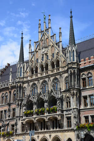 the city hall of Munichの写真素材