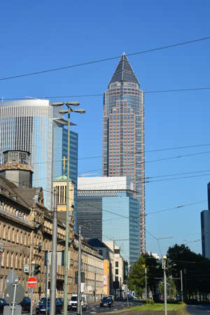 Skyscrapers in the center of Warsaw.の写真素材