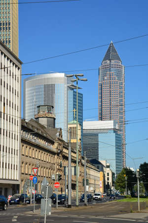 View of the skyscrapers of the city center.の写真素材