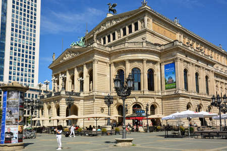 Bucharest opera house in Bucharest, Romania.の写真素材