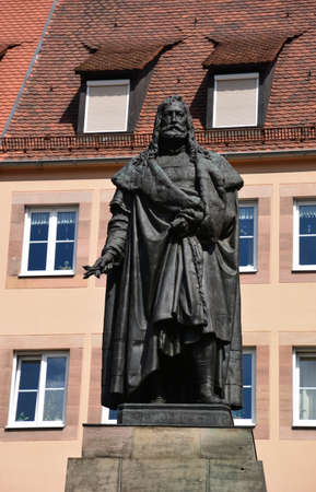 Statue in the city of Wroclaw, Polandの写真素材