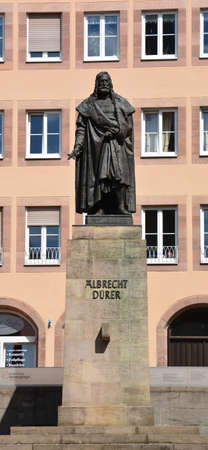 Statue of Wroclaw, the first capital of Poland.の写真素材