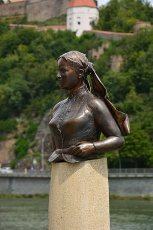 Statue of a girl.の写真素材