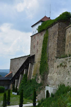 Old castle in Sibiu, Transylvania, Romaniaの写真素材
