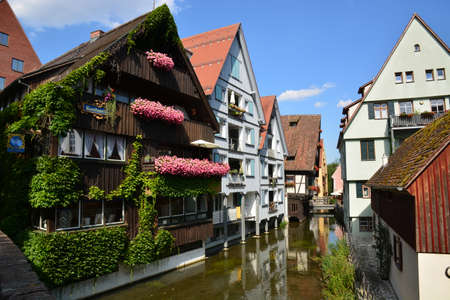 Historic houses in Strasbourg, Franceの写真素材