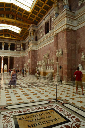 Interior view of the Royal Palace of Seville, Spain.の写真素材