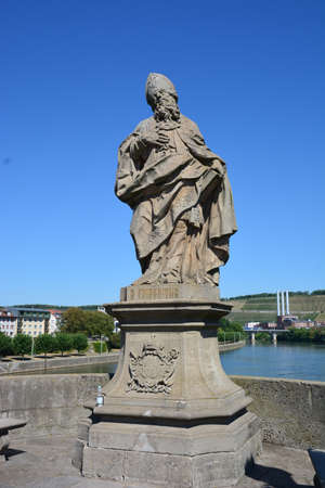 Monument to St. Francis of Assisiの写真素材