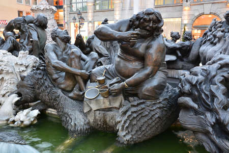 Fountain (HDR)の写真素材