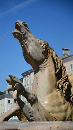 Statue of a horseの写真素材