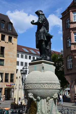 Statue of King Christian IVの写真素材