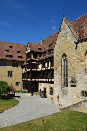 France, the picturesque castle of Eguisheim in Normandieの写真素材