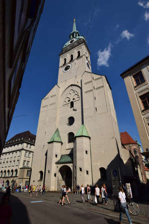 St. Olaf's Church in Nuremberg, Bavaria, Germanyの写真素材