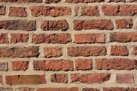 Background of brick wall texture. Old brick wall texture as background.の写真素材