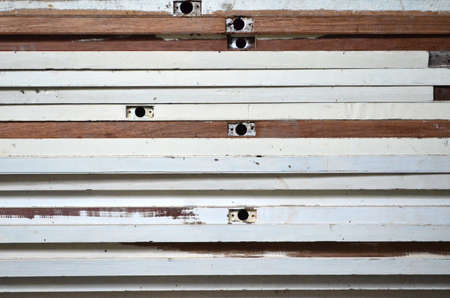 Old wood stacked 