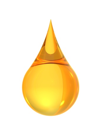 oil drop isolate on white back ground oil drop isolate on white back ground
