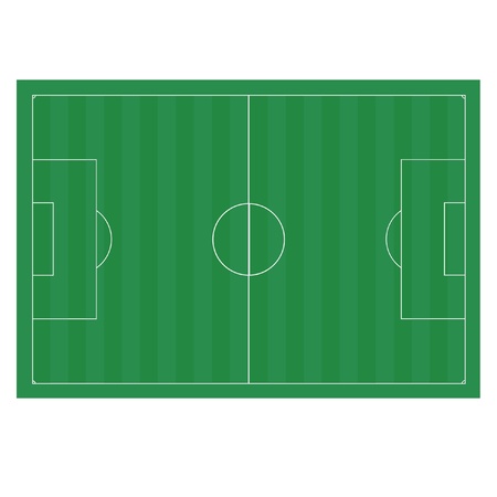 plan of Football field,vectorのイラスト素材