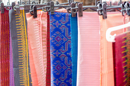  traditional thai  silkの写真素材