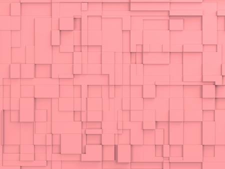 abstract image of pink cubes backgroundの写真素材