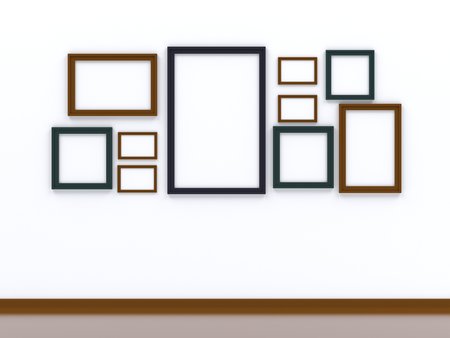 picture frame on wall
