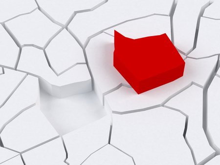 abstract cracked の写真素材