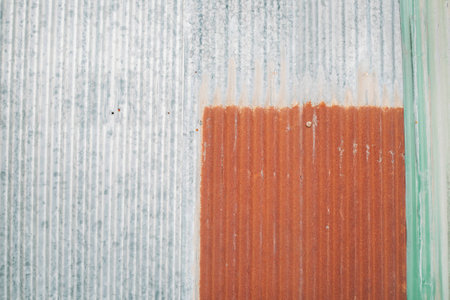 Close up Rusty galvanize ironの写真素材