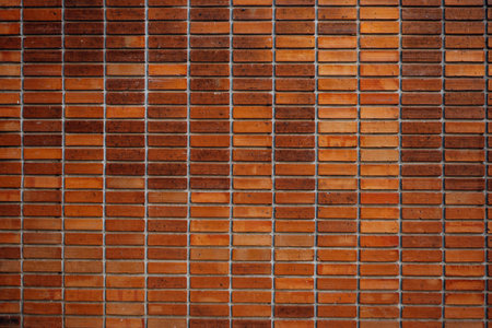 brown brick wall texture.の写真素材