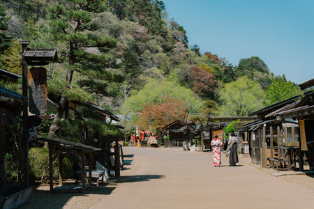 NIKKO, JAPAN - April 9, 2023 - Edo Wonderlandのeditorial素材